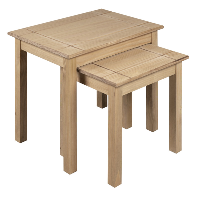 Ahriah Solid Wood Nesting Tables
