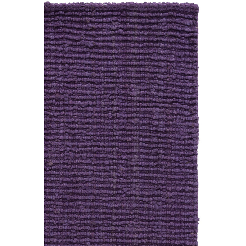 Natural Fiber Hand Woven Jute Solid Color Rug, Rectangle 2' x 3'