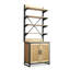 Minimalist Farmhouse Tall Bookcase with X-Brace Frame