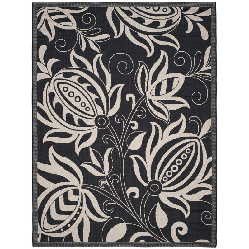 Herefordshire Performance Floral Indoor/Outdoor Area Rug, Rectangle 8' x 11'