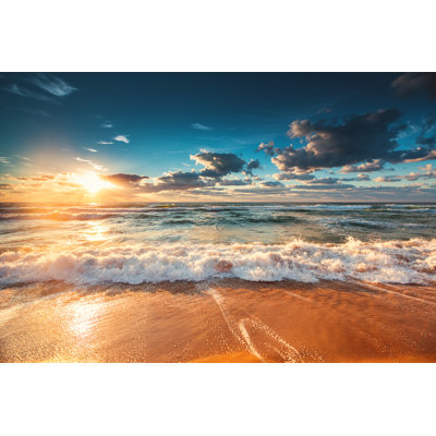 Magnifique lever de soleil - Photographie sur toile tendue