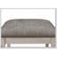 Ensemble de table de salle à manger extensible de style chalet 7 pièces avec finition bicolore gris craie, chaises rembourrées et feuilles de réfectoire à rangement automatique