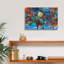 «Red Lover's Moon» par Megan Duncanson, art mural sur toile-103014388