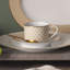 Noritake Trocadero Gold Set of 4 Saucers, 6 in.