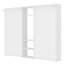 Twin & Twin Metal Murphy Bed with Wardrobe, Shelves & Power Outlets, 2-in-1 Foldable Wall Bed, Space-Saving Design, White