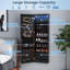 Mykeil Over-the-Door and Wall Jewellery Cabinet with Mirror Jewelry Armoire-211068155