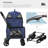 Foldable Pet Stroller with Detachable Carrier-86880162