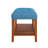 Fabric Upholstered Bench With Open Storage-1978711497
