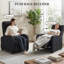 Fauteuil inclinable rembourré Lambros