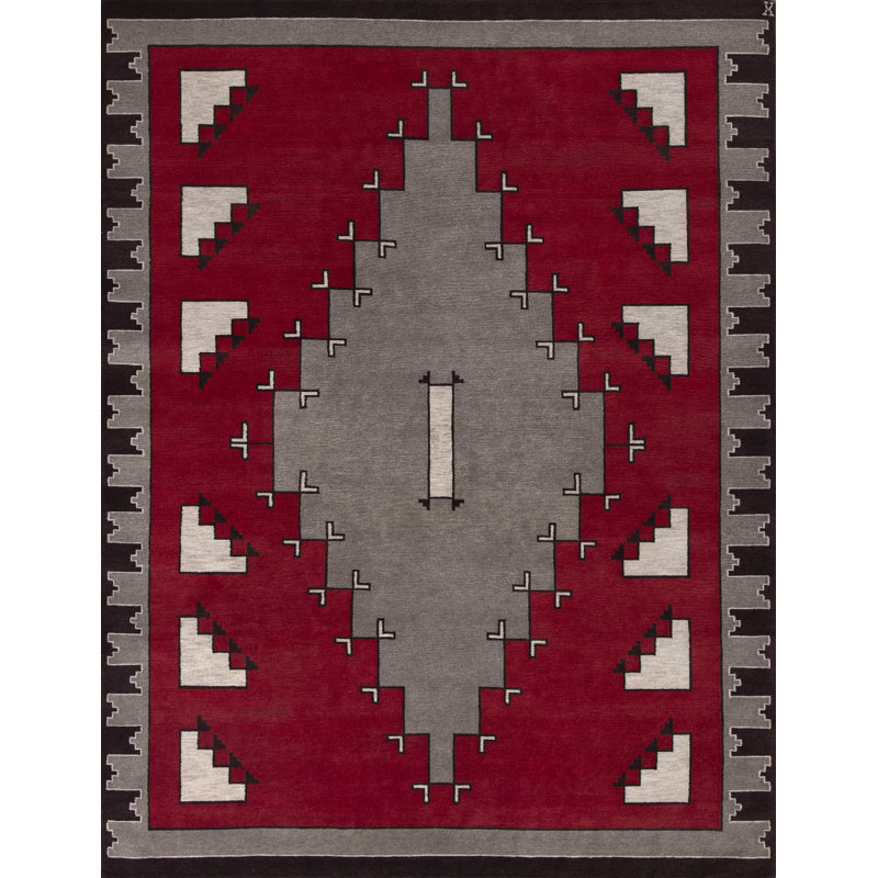 Mesa Wool Southwestern Area Rug, Rectangle 10' x 14'