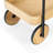 Maner Wood 2 Shelf Bar Cart-711091559