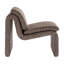 Fauteuil d'appoint rembourré sans accoudoirs Lume Boucle-106273818