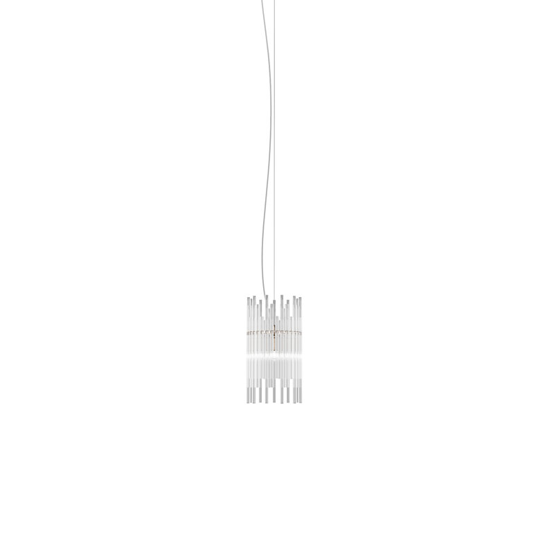 Diadema Suspension Bm Crystal Matt Bronze 2 E26 Ul, Matte Bronze, 93" H x 7" W x 7" D