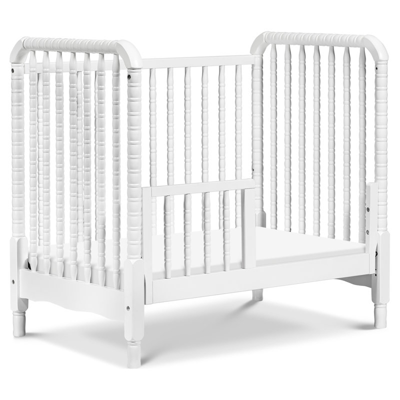 White Pine 3-in-1 Convertible Mini Crib with Wheels