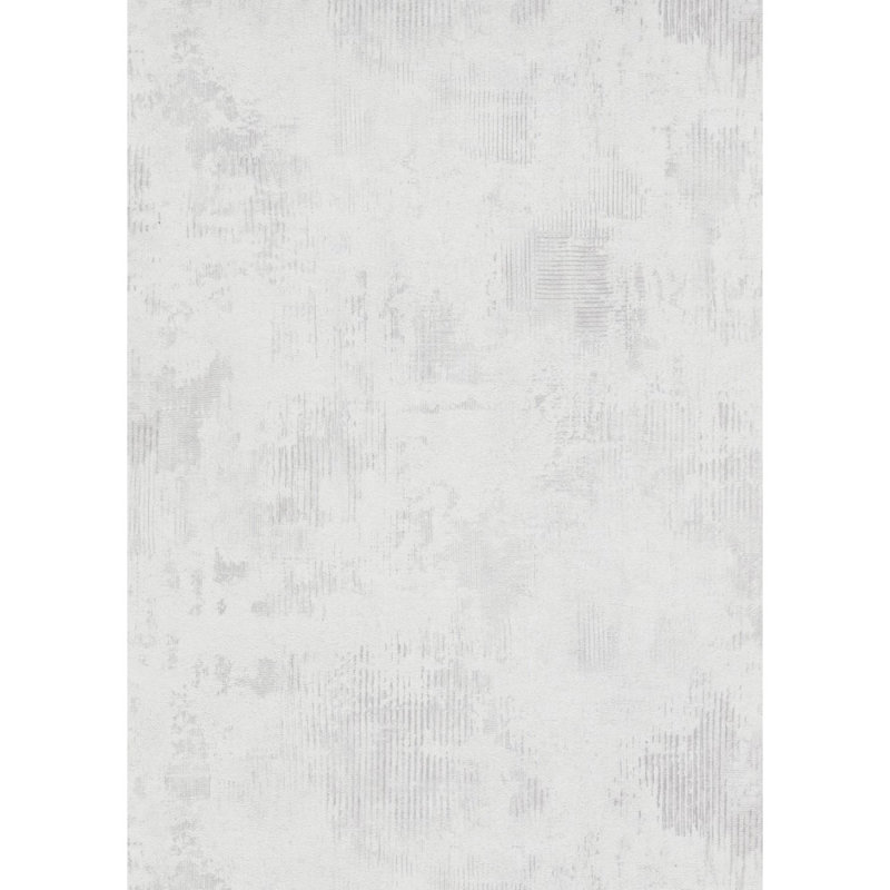 Panneau de papier peint L 33 pi x l 27 po, Blanc / gris