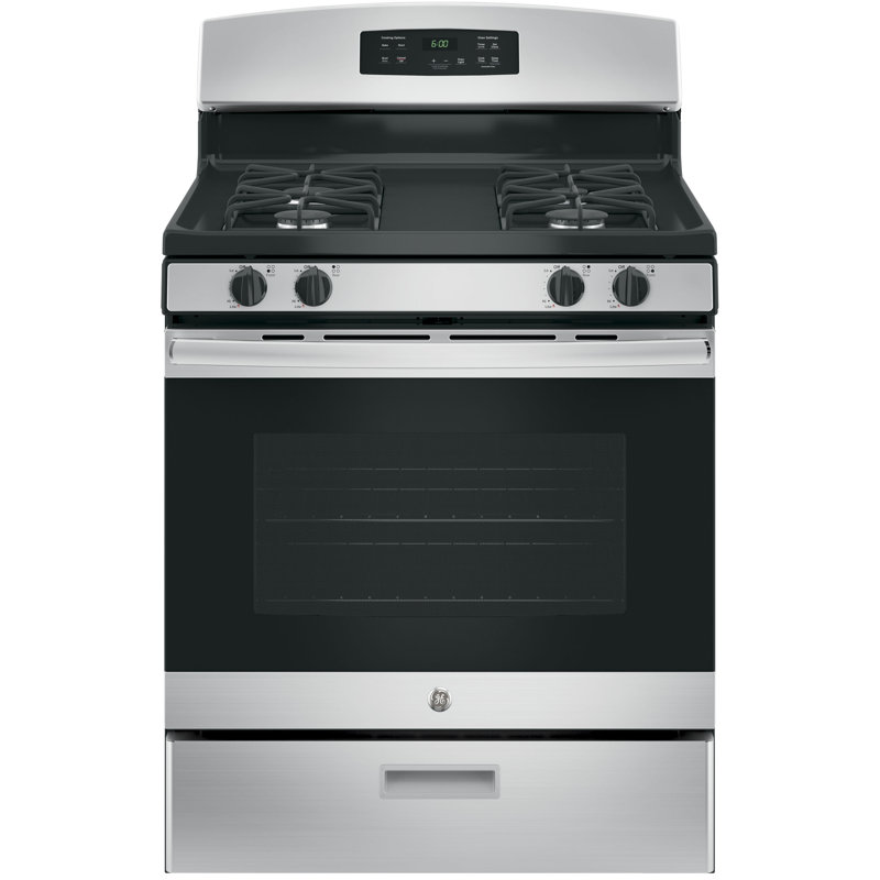 30" 4.8 cu. ft. Freestanding Gas Range, Stainless Steel