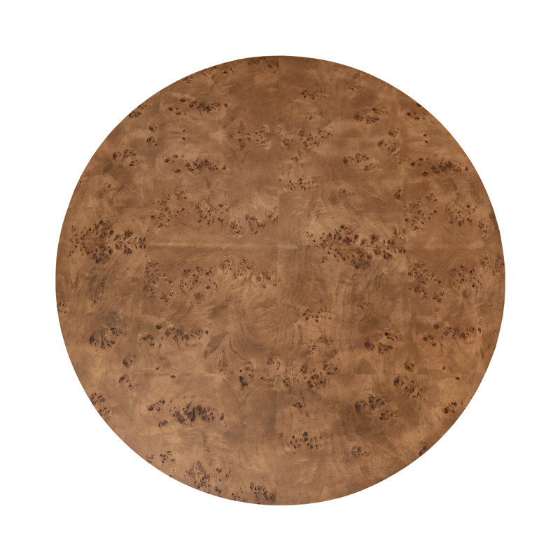 Oslo Solid Wood Coffee Table, Dark Burl Wood