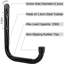 Metal Wall 6 - Hook Wall Mounted Coat Rack