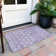 Machine Washable Indoor/Outdoor Xhevrie Purple Rug