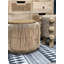 Darell Drum Coffee Table with Storage