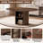 5‑Piece Dining Set with Built‑In Storage Extendable Table and 4 Chairs-131232169-131232170