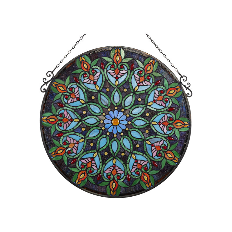 Panneau de fenêtre en Arabella Kaukauna, Bleu