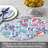 Brigh Lagoon 4 Pack Round Reversible Easy Care Placemats