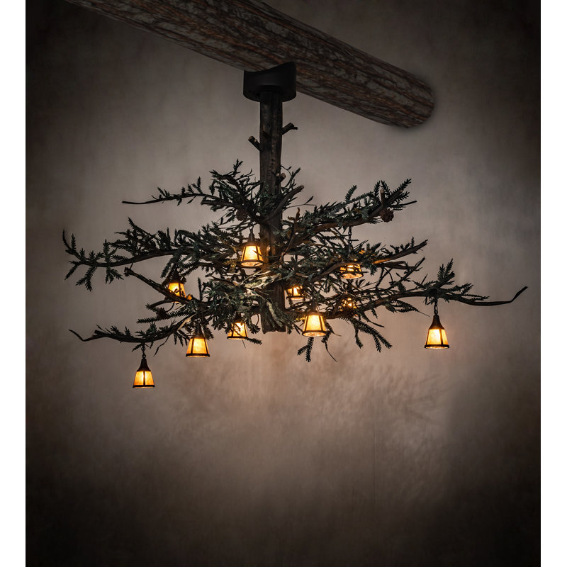Rustic Lodge 10 - Light Chandelier