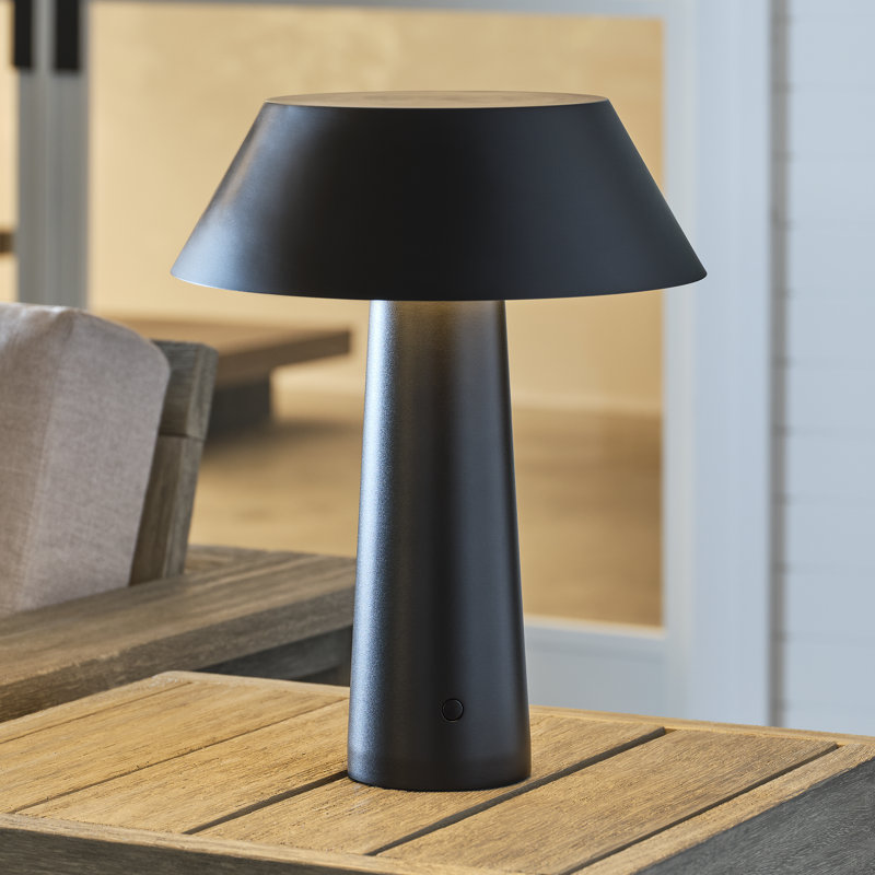 Sesa Accent Rechargeable Table Lamp, Black