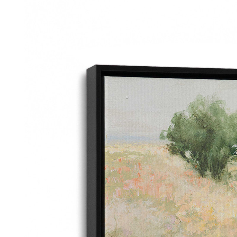 «Freedom Field» par Julia Purinton, reproduction d'art sur toile, Noir, Cadre flottant, H 12 po x l 16 po