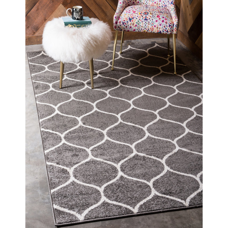 Llanet Geometric Indoor Rug, Rectangle 9' x 12'