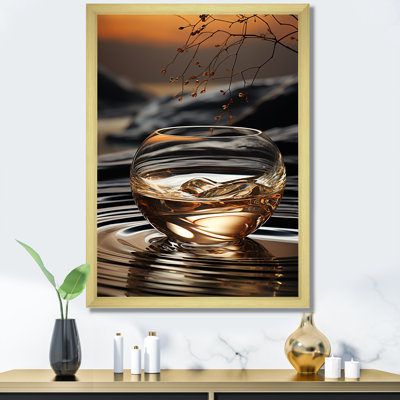 Bronze Brilliance vase Harmony - Abstract Still Lifes, art mural