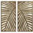 Contrasting Two-Tone Wall Panels With Leaf Design Feature Interior Decor Carving