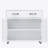 Two Door Side Table-White