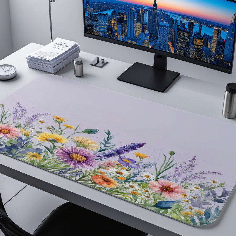 Polyester Desk Pad, 23.6x13.8
