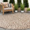 Tapis d'intérieur / extérieur brun Aryanna