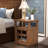 Cherelyn 24" Tall End Table with Storage and Built-In Outlets-87714089-87705833