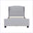High Headboard Wingback Linen Upholstered Bed No Box Spring Needed-85966558-85966559
