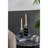 Black and Clear Two Tiered Square Candle Holder