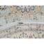 Tapis rond en laine et en soie noué à la main 9 pi x 9 pi bleu Kain 250 KPSI 0816E1CFA1104BCA8039FCA8834AA883