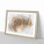 Orange Rose Flower in Abstract - Picture Frame Graphic Art Print-55723853-55723855