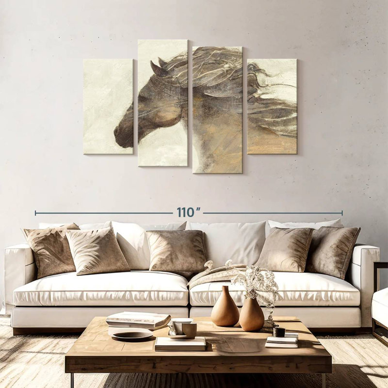 Abstract Horse, 48" H x 75" W