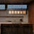 Luminaire suspendu rectangulaire 6 lumières