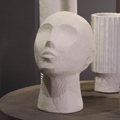 Abstract Decor Sculptures Home Decor - Resin Thinker Human Head ...
