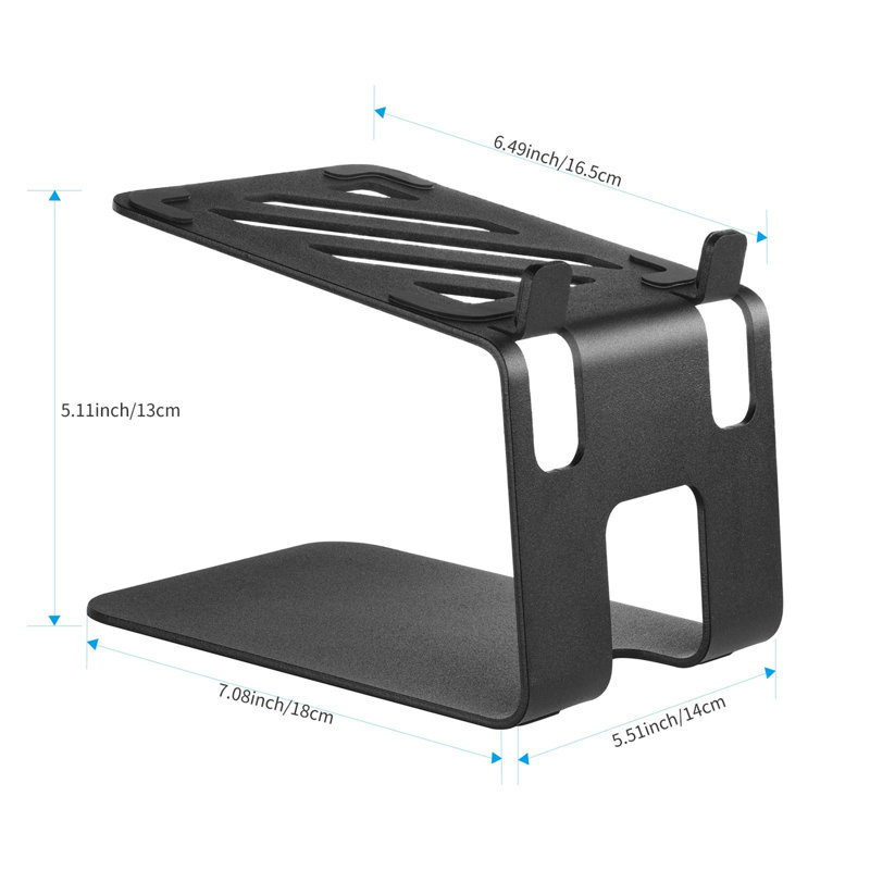 13cm Fixed Height Speaker Stand,Speaker Riser Stands For Desk,Universal Bookshelf, Desk Stand,Audio Stands For Computer Speakers,(2 Pieces)