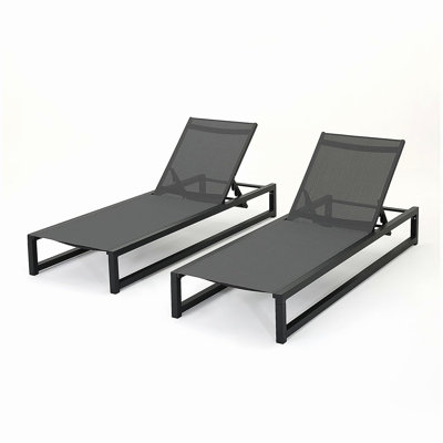 Modesta Chaise Lounge,Set of 2