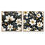 Izzo - Ensemble de 2 collages carrés floraux-101849526-101849530