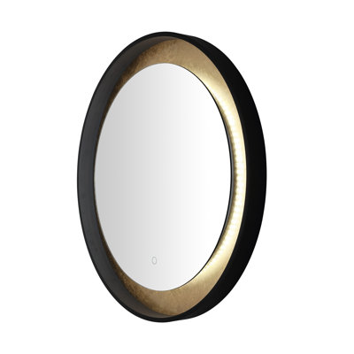 Ashelly Round Metal LED Wall Mirror
