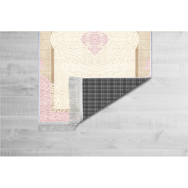 Dolphin Damask Area Rug, Rectangle 140 x 220cm