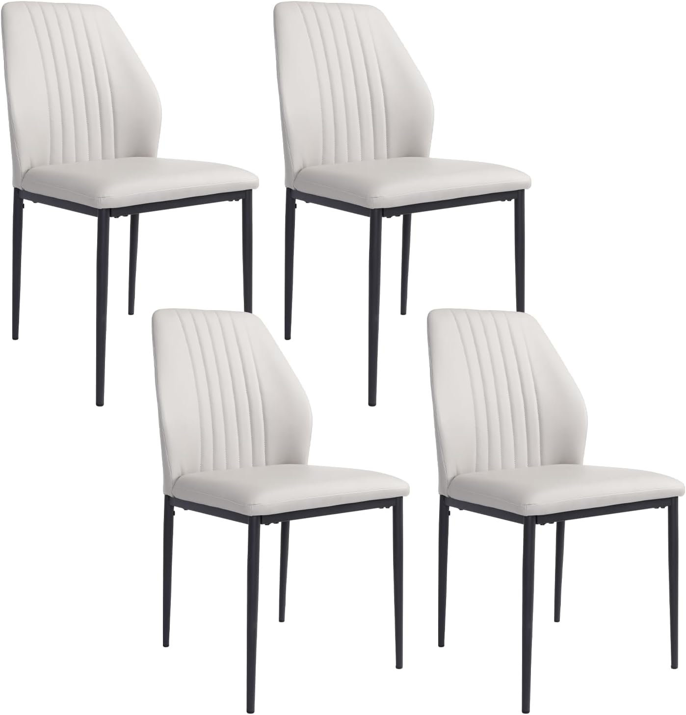 Oliver Kyrone Leather Upholstered Metal Side Chair Wayfair Canada